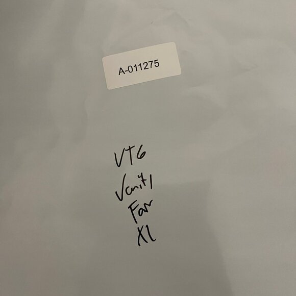 Vintage Vanity Fair Nightgown Womens XL Black and Gold Button Front 90s - Picture 9 of 9